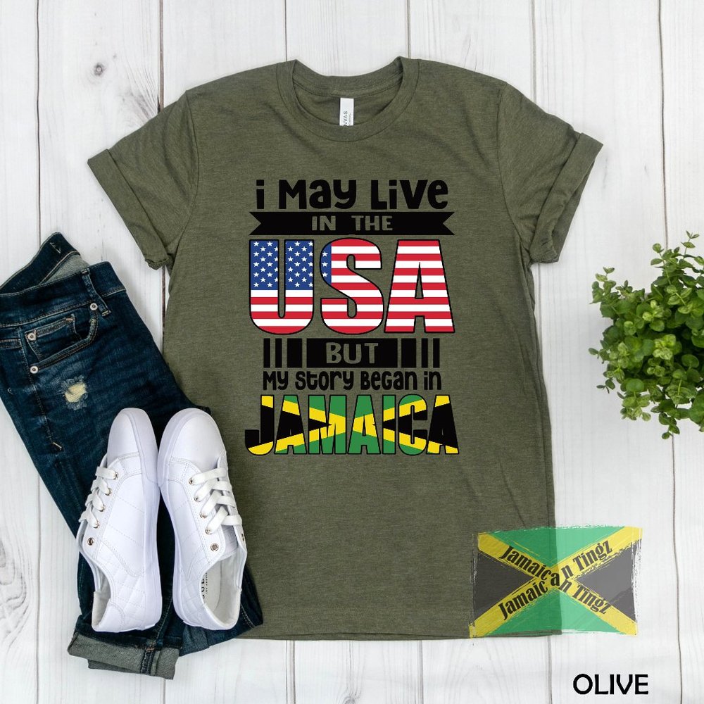 My Story Began In Jamaica Shirt,Fits Men and Women